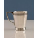 Keith Murray for Mappin and Webb, an Art Deco silver plated mug