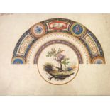 A collection of Minton Archival Fine Art Print Collection ceramic designs