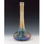 Otto Thamm for Fritz Heckert, a large Iris iridescent glass vase