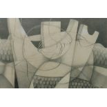 Evelyn Hill (20th Century), untitled, signed l.r.., pencil, 34.5 by 52cm, framed