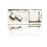 Geoffrey Baxter for Whitefriars, Architectural Slab 2, a Modernist textured glass sculpture