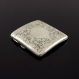Omar Ramsden and Alwyn Carr, an Arts and Crafts silver cigarette case, London 1909
