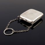 A George V silver compact purse, Mappin and Webb, Birmingham 1917