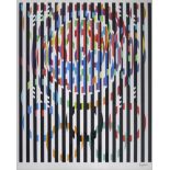 Yaacov Agam (Israeli /French, 1928), Message of Peace, from Official Arts Portfolio of the XXIVth