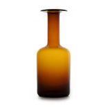 Otto Brauer for Holmegaard, an amber glass Gulvase