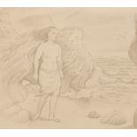 Norman Neasom R.W.S. R.B.S.A. S.A.S. (British, 1915-2010), Gara Bay, signed l.r., pencil, 31 by