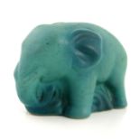 Van Briggle, an American art pottery figure of an elephant