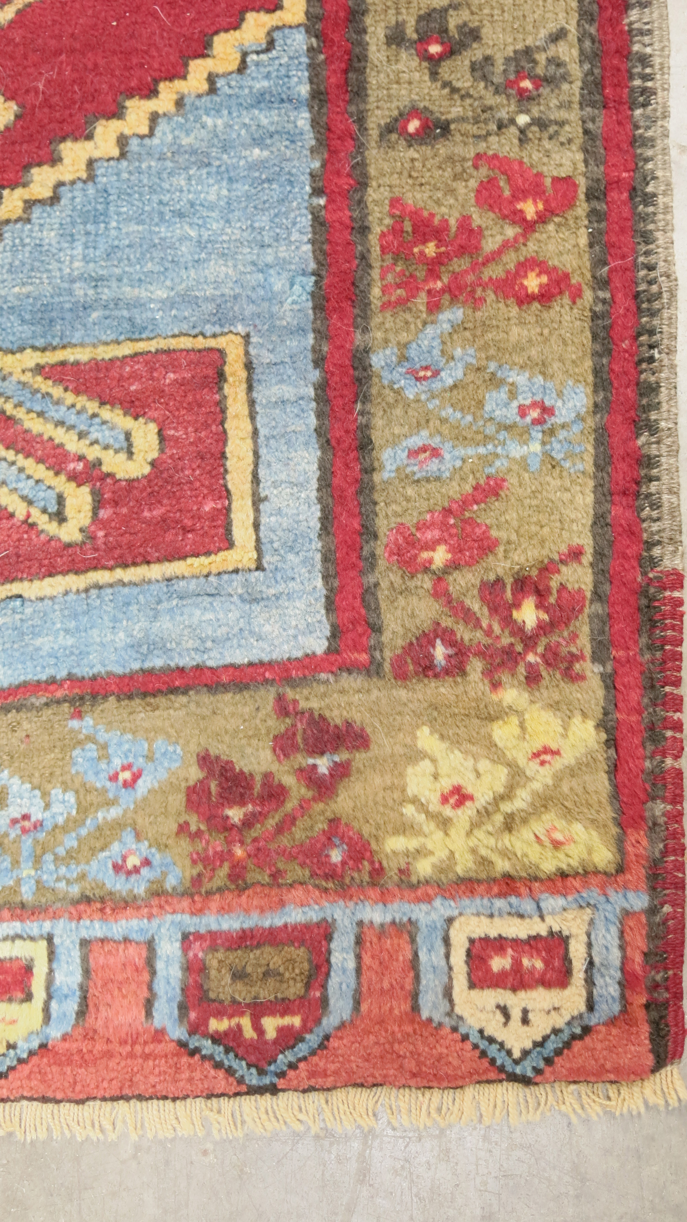 A Turkish Karapinar long rug, of traditional village design, 370 by 121cm - Image 2 of 3