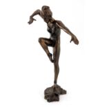 Len Gifford (British, 20th Century), Ballerina, bronze, 33cm high, note: Artist Resale Rights apply