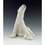 Knud Khyn for Royal Copenhagen, large polar bear figure