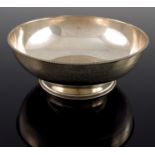 An Elizabeth II silver footed bowl, WW, London 2001