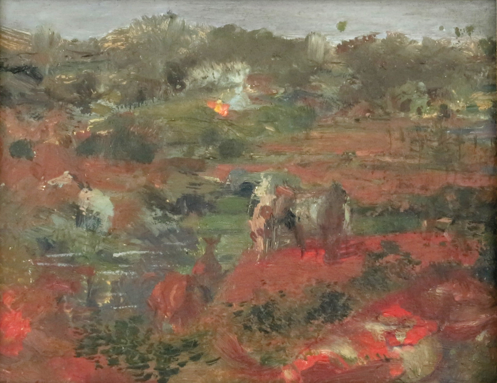 Richard Eurich R.A. (British, 1903-1992), Ponies in the New Forest, signed and dated 1960 l.l.