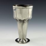 Orivit, a Jugendstil pewter vase