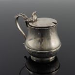 A Victorian silver mustard pot, George Fox, London 1872