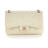 Chanel, a white Jumbo Double Flap handbag