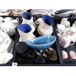 A collection of studio ceramics including Stephani