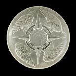 Pierre D'Avesn for Verlys, a frosted glass charger