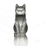 Lalique, a Cat figure