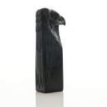 Rene Lalique, a Tete d'Aigle black glass seal