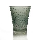 Rene Lalique, an Ajaccio glass vase