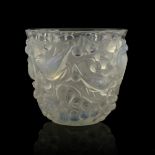 Rene Lalique, an Avalon opalescent glass vase