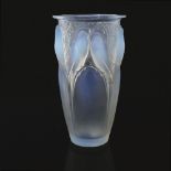 Rene Lalique, a Ceylan opalescent glass vase