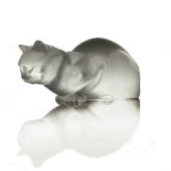 Lalique, a Cat figure