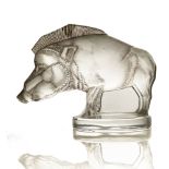 Rene Lalique, a Sanglier glass car mascot