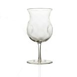 Harry Powell for James Powell and Sons, Whitefriars, an Arts and Crafts wine glass