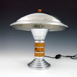 Carver Craft, an Art Deco bakelite and chrome desk lamp