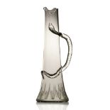 Stevens and Williams, a Victorian glass claret jug