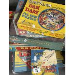 A selection of games and jigsaw puzzles, including