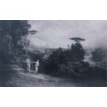 John Martin (British, 1789-1854), The Fall of Man, 1831/35, mezzotint (with etching), 18 by 29cm,