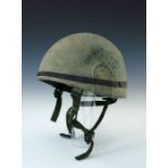 A Gulf War personalized helmet, circa 1988/89, GS MK6 Nato stock No 8415-99-132-6005, Serial