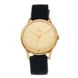 Cyma, an 18ct gold wrist watch