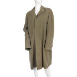 Burberry, a men's khaki green lightweight coat
