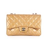 Chanel, a patent leather Single Flap handbag