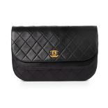 Chanel, a vintage Half Moon Double Flap handbag