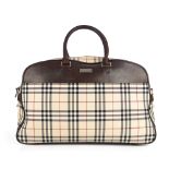 Burberry, a Nova Check holdall luggage bag