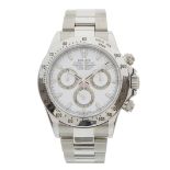 Rolex, a stainless steel Oyster Perpetual Cosmograph Daytona bracelet watch