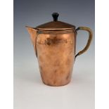 W A S Benson, an Arts and Crafts copper hot water jug