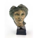 Alec Wiles (British, 1924), Aphrodite, signed, No.10/200, bronzed resin, wooden plinth, 35cm high
