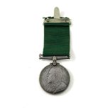 Edward VII Volunteer Long Service Medal, awarded to Private G.J. Malin 4th Volunteer Battalion