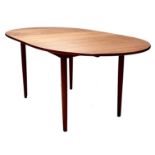 Borge Mogensen for Soborg Mobelfabrik, a Danish Modernist teak dining table, designed circa 1952,