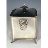 A George V silver biscuit box, George Wish, Sheffield 1930