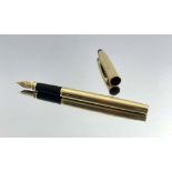 Cross, a 10 carat rolled gold Century II fountain pen