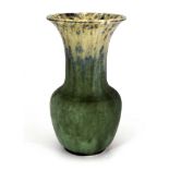 Ruskin Pottery, a Crystalline vase