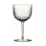James Powell and Sons, Whitefriars, an Aesthetic Movement wine glass, circa 1870
