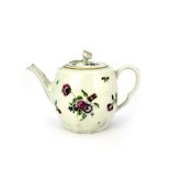 A Worcester polychrome teapot