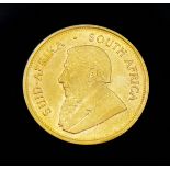 South Africa, 22ct gold Krugerrand 1974, obv. Paul Kruger bust left, rev. Springbok, 34.1g